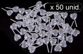 Goteros corazon x 50 unidades